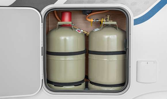 Gaskasten im VAN TI