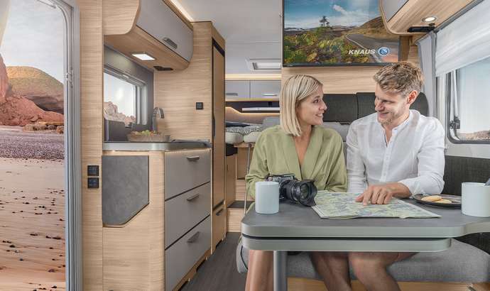 Der KNAUS VAN TI Plus - Das Highlight im Interieur
