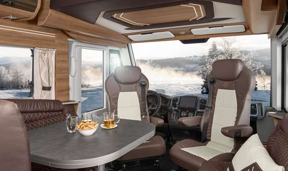 KNAUS SUN I 900 LX - Lounge mit vergrößerbarer Tischplatte
