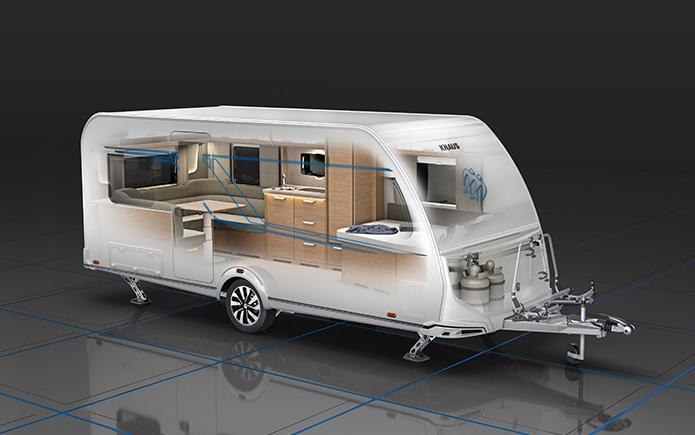 KNAUS 2021-2022 Crosslink Kompetenz Wohnwagen
