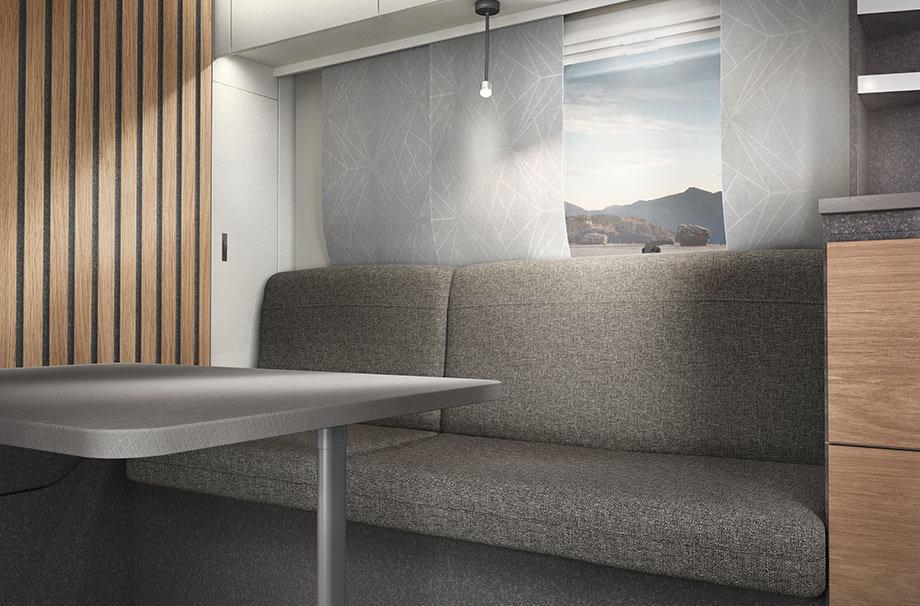 Das KNAUS YASEO Polster in der Farbe Modern Stone