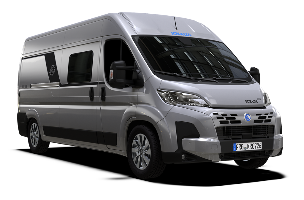 Die KNAUS BOXLIFE Lackvariante in der Farbe Artense Grau