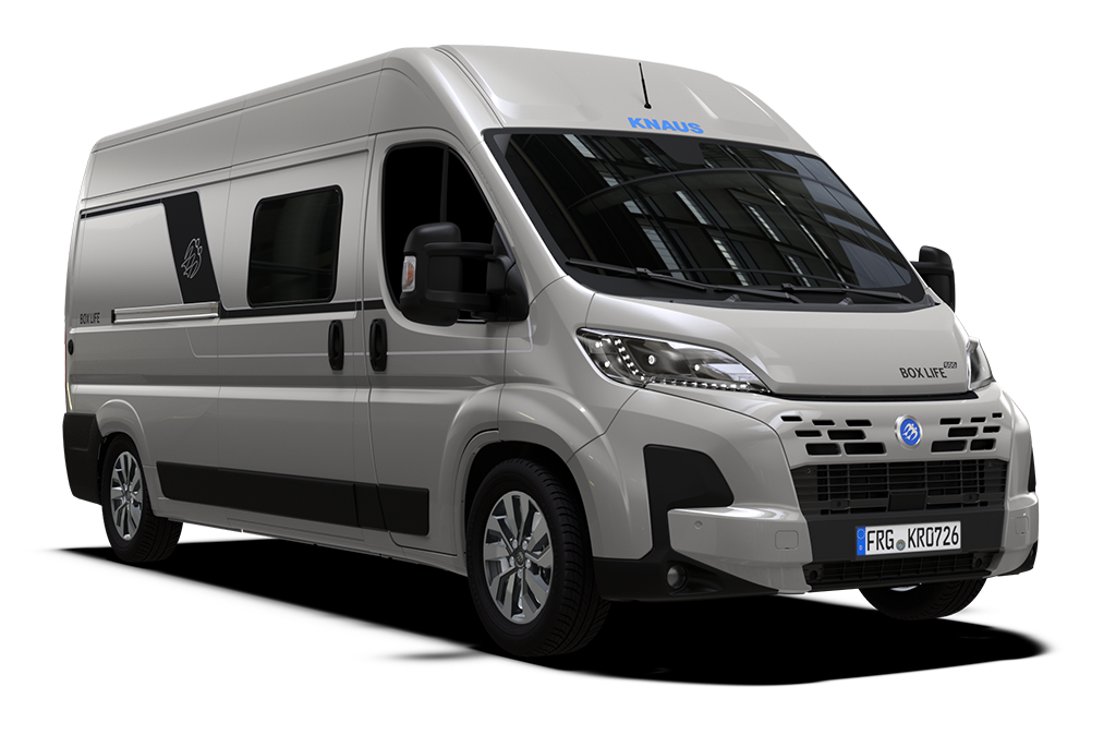 Die KNAUS BOXLIFE Lackvariante in der Farbe Campvolo Grau