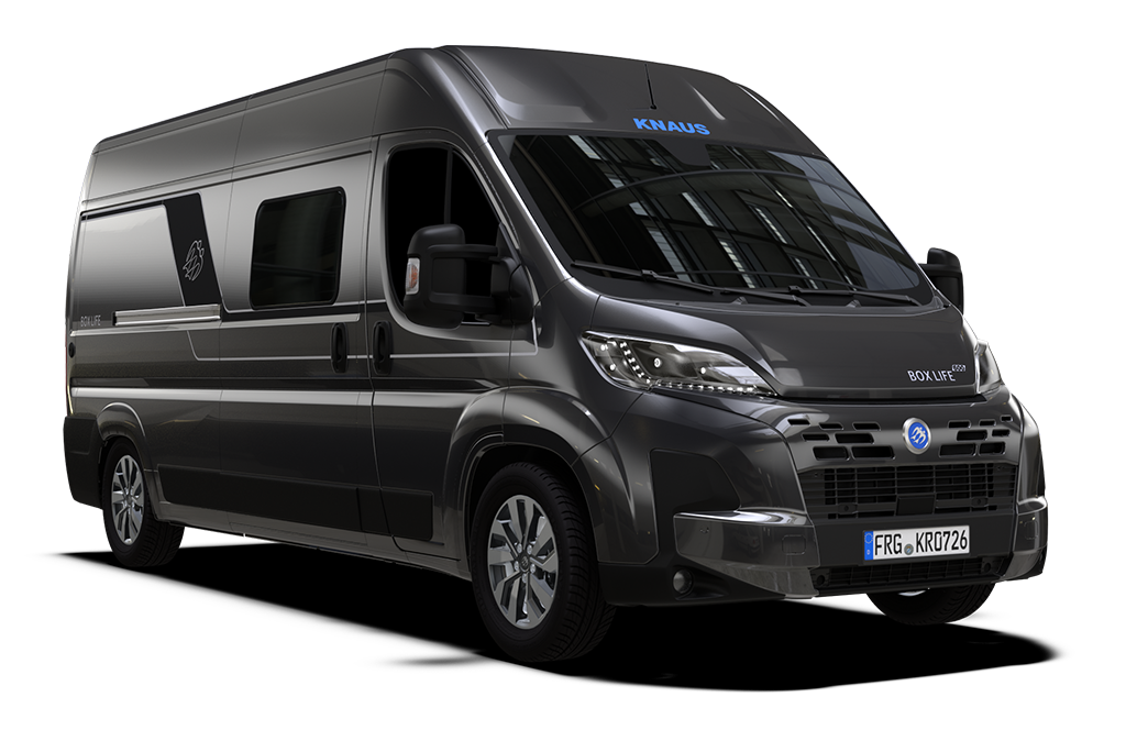 Die KNAUS BOXLIFE Lackvariante in der Farbe Schwarz